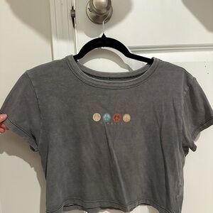 O’Neill Gray Cropped T-Shirt